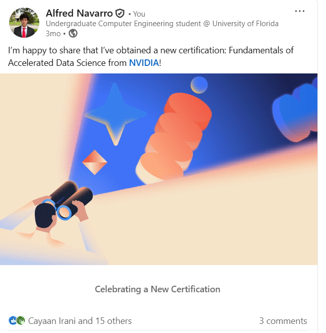 NVIDIA Accelerated Data Science Certification